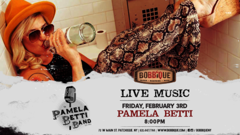 live music with pamela betti feb 3 at 8 pm