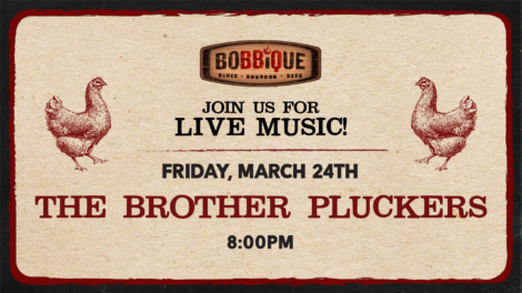 the brother pluckers live music on march 24 at 8 pm