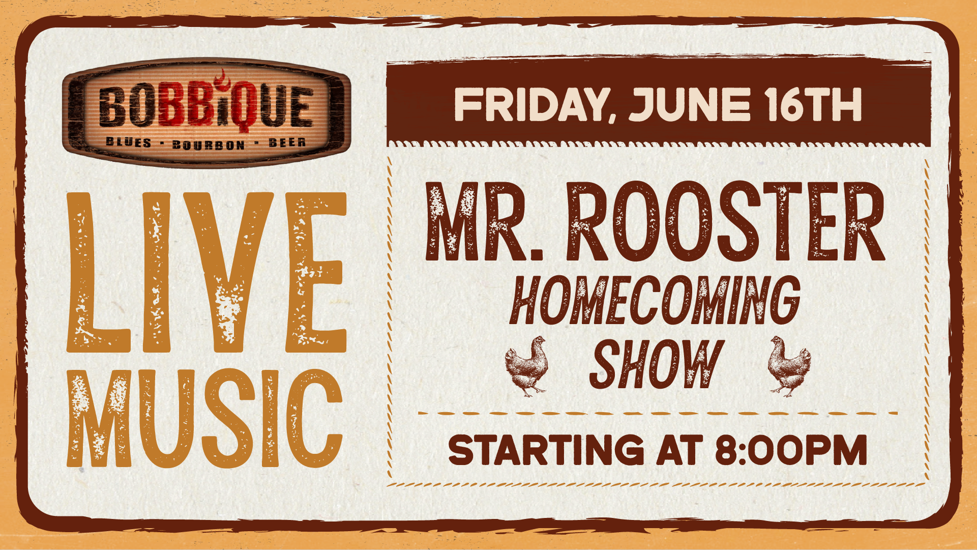 Mr.Rooster Homecoming Show