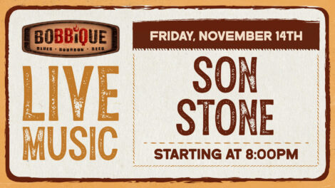 Don't miss Son Stone Play Live November 14th at 8pm!