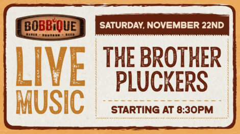 The Brother Pluckers are back at Bobbique November 22nd at 8:30, see you there!