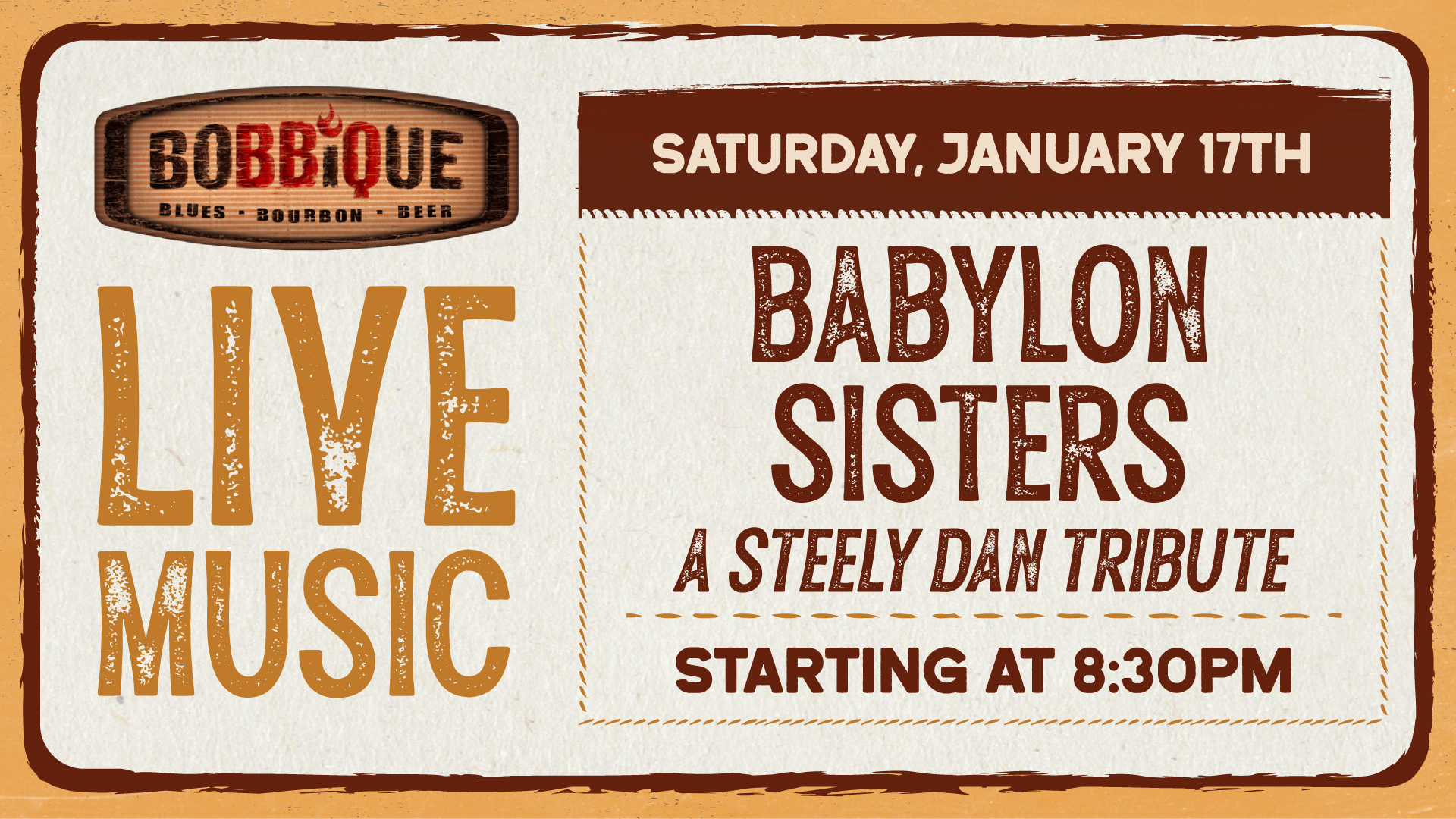 Babylon Sisters are here to take over Bobbique January 17th at 8:30pm!