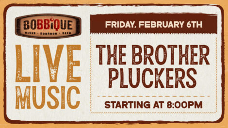 The Brother Pluckers are back at Bobbique on February 6th at 8PM!